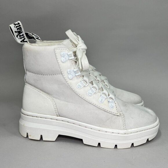 Dr. Martens Women's Size 5 Combs Poly Casual Combat Boots - Picture 1 of 10